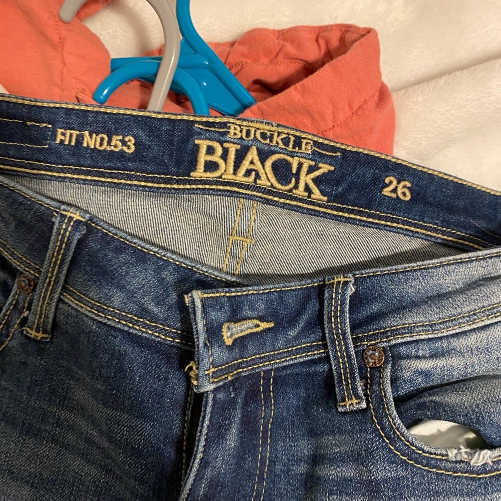 Never wore black buckle size 16